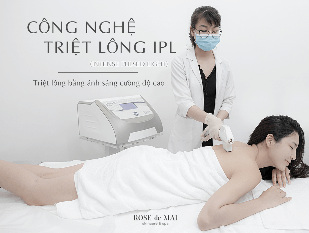CÔNG NGHỆ TRIỆT LÔNG IPL (INTENSE PULSED LIGHT)