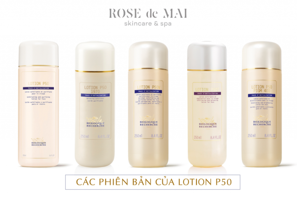 Lotion p50 và các phiên bản có hoạt tính mạnh hơn 