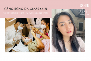 căng bóng da glass skin