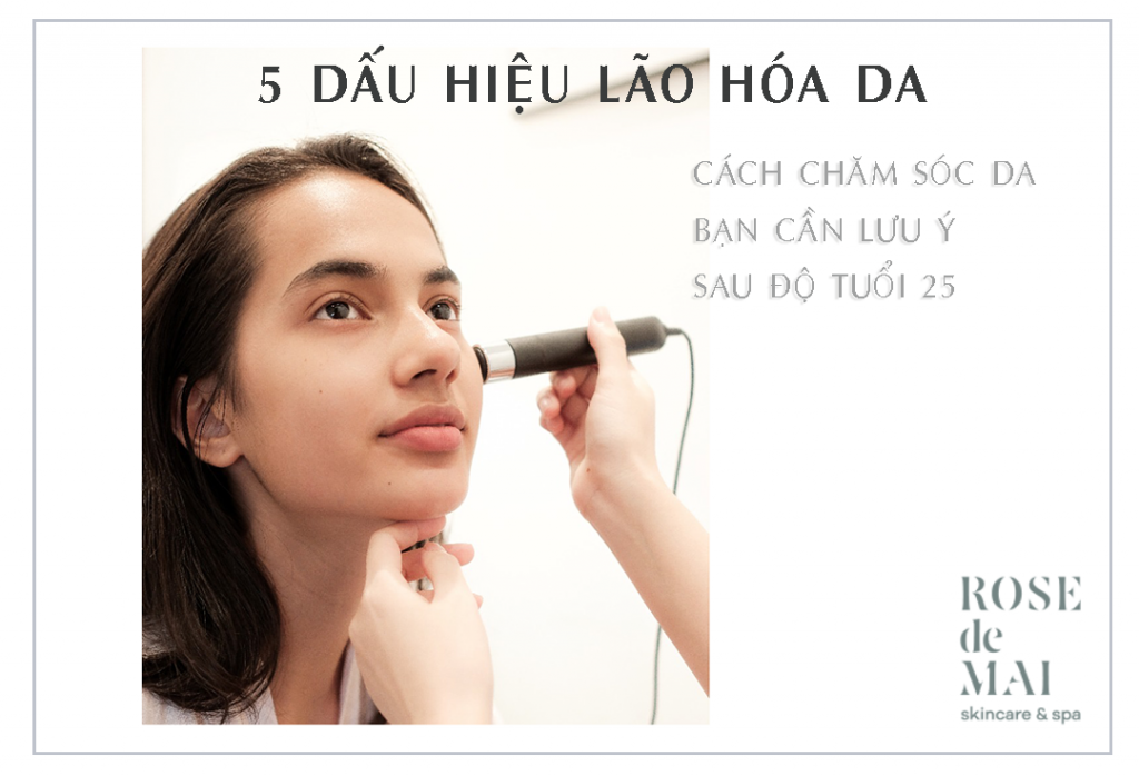 5 dấu hiệu lão hóa da