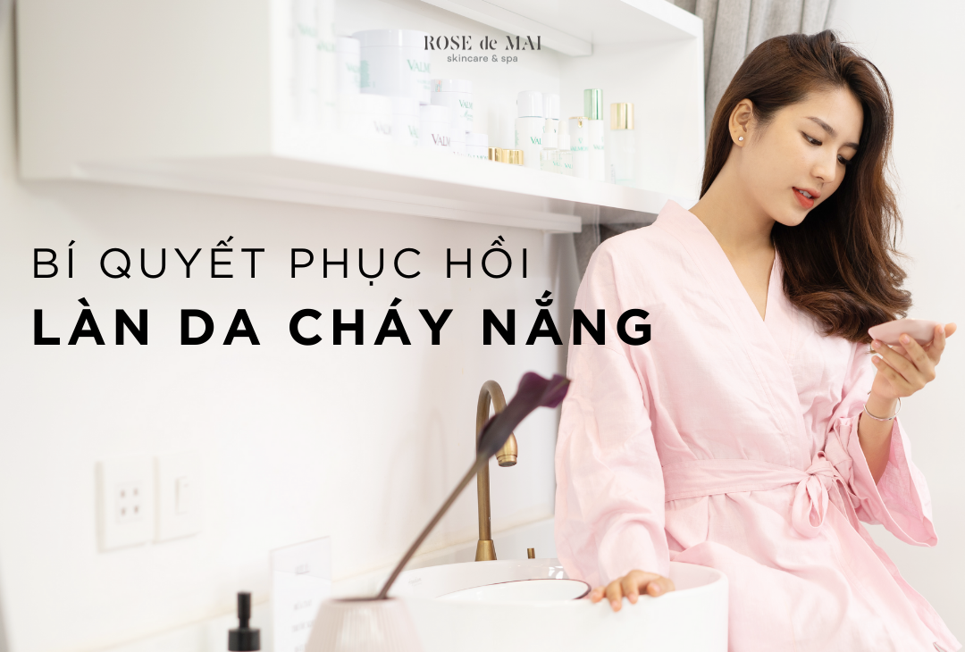 Bí quyết phục hồi da cháy nắng