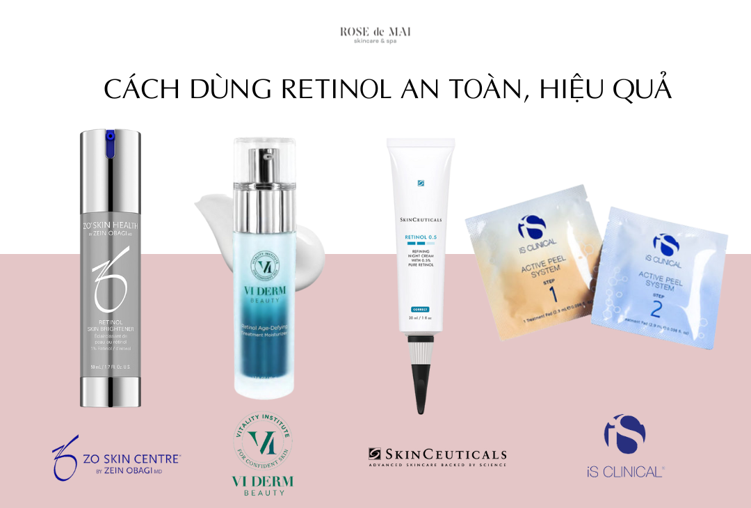 cách dùng retinol
