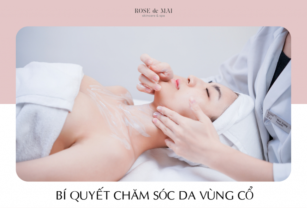 chăm sóc da vùng cổ