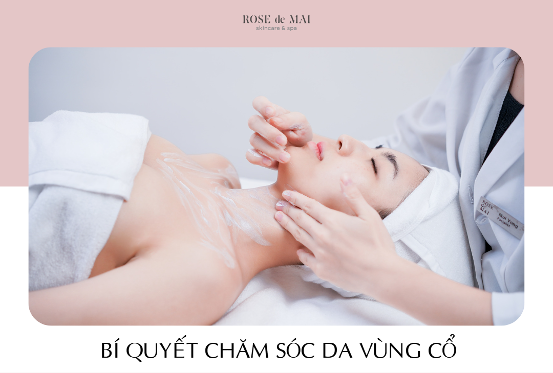 chăm sóc da vùng cổ
