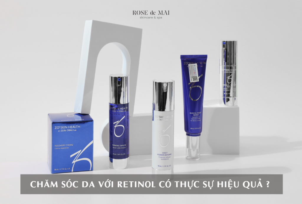 Chăm sóc da với retinol